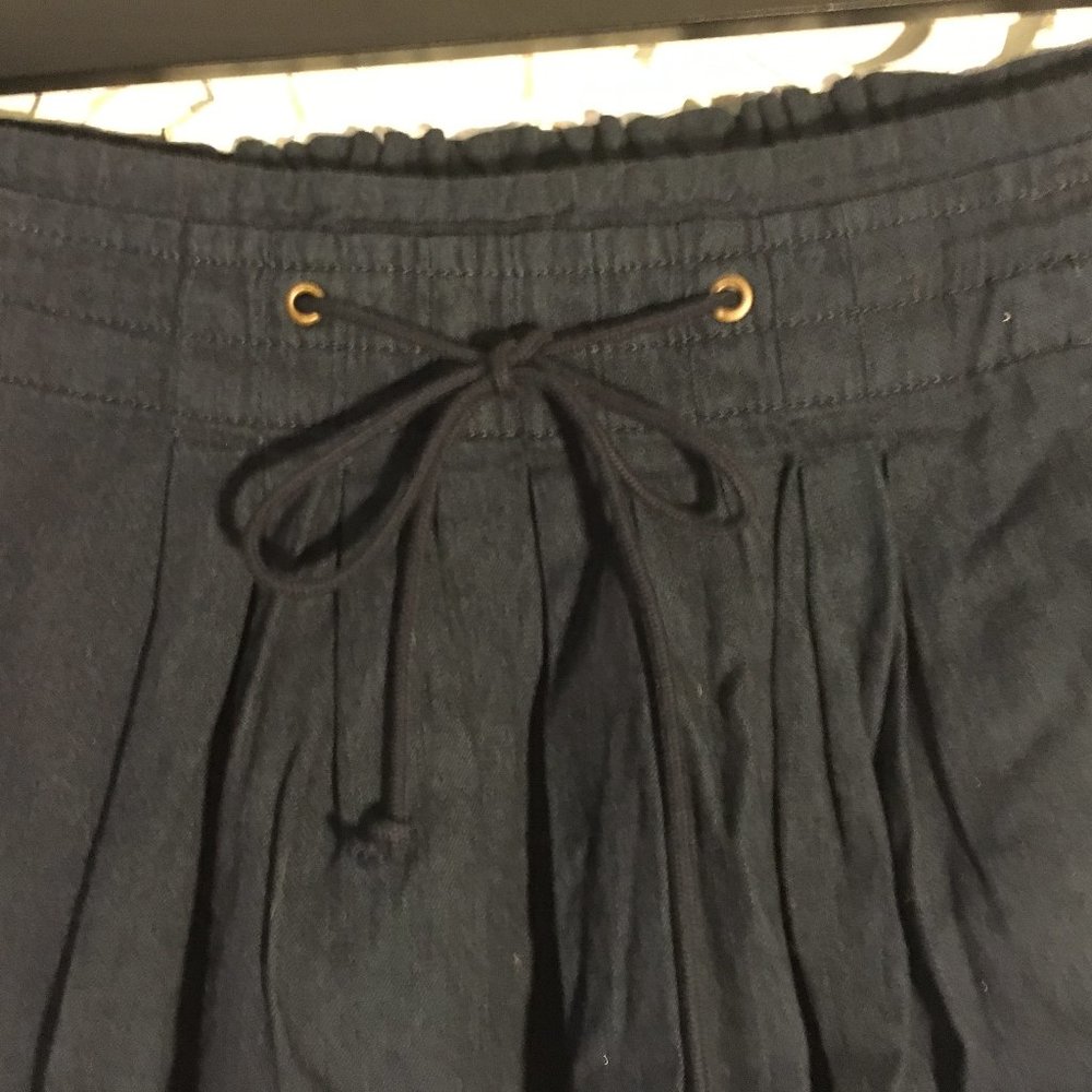 Blue Cotton Denim Skirt - Picture 3 of 5